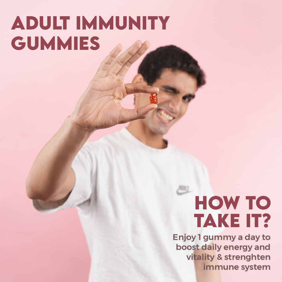 Immunity Booster Gummies For Adults (Men & Women) – Daily Shield Against Illness & Fatigue