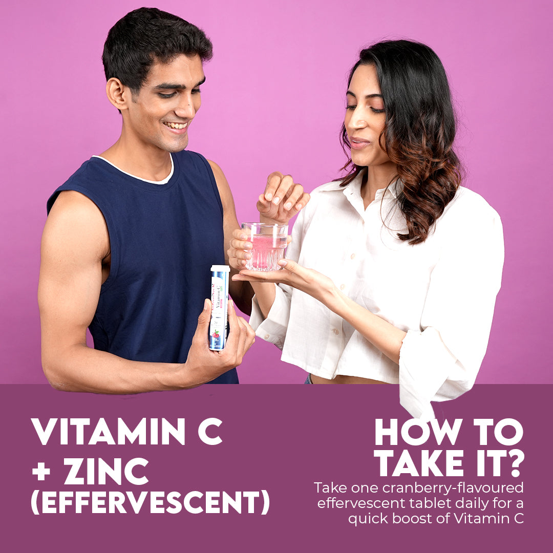 Vitamin C + Zinc (Effervescent)