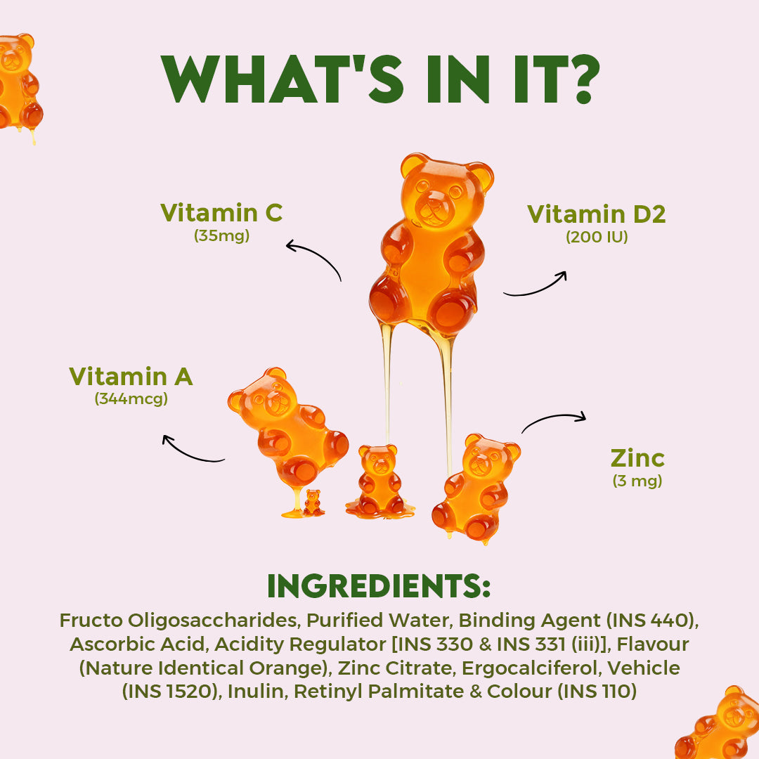 Immunity Booster Gummies For Adults (Men & Women) – Daily Shield Against Illness & Fatigue