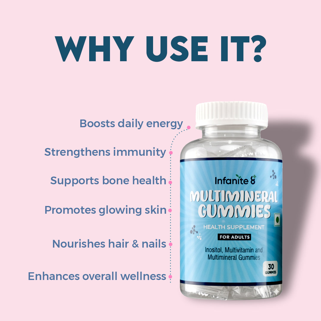 Multimineral & Multivitamin Gummies for Adults – Tasty Daily Nutrition for Energy & Immunity